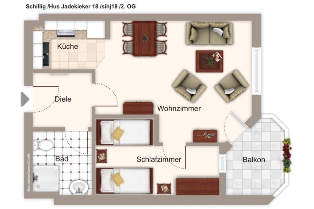 Hus Jadekieker Hus Jadekieker 18 Apartment *